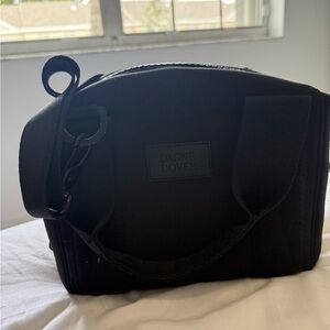 Dagne Dover Black Duffel Bag Sleek Durable Design